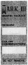 Mark III van conversions stripe package label